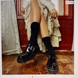 Free People MacKenzie Loafer Black Patent new size 41   10/10 1/2